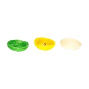 Fészek 6,5 cm 3 féle 4db/szett