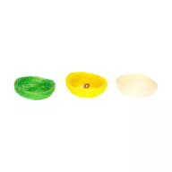 Fészek 6,5 cm 3 féle 4db/szett