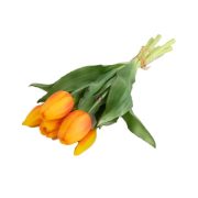 Selyemvirág Tulipán csokor 5 szálas 30 cm