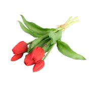 Selyemvirág Tulipán csokor 5 szálas 30 cm