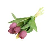 Selyemvirág Tulipán csokor 5 szálas 30 cm