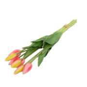 Selyemvirág Tulipán csokor 7 szálas 44 cm