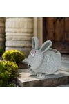 Kerti figura Ultra cuki nyuszi figura kaspóval kerámia 30 cm