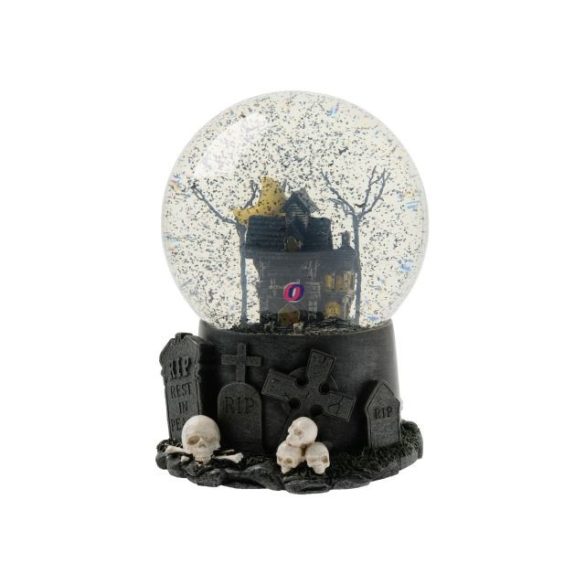XL Világító halloweeni Rázógömb "Kísértetház