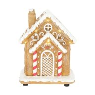 Mézeskalács ház LED-es 11,5x8,6x13,5 cm