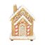 Mézeskalács ház LED-es 11,5x8,6x13,5 cm