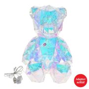 Medve LED-es műanyag 40 cm irizáló