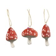 Gomba akasztós 3,1x0,9x8,2 cm 3 féle, 1 db