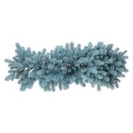 Fenyőalap hosszúkás műanyag 100 cm szürke girland