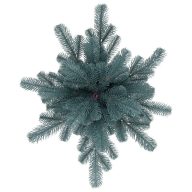 Fenyőalap fa lapon, kör alakú műanyag 48 cm zöld