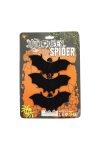 3db-os Halloweeni denevér dekor szett plüss 10 cm