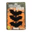 3db-os Halloweeni denevér dekor szett plüss 10 cm