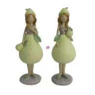 Lány körteszoknyában álló 6x6x17 cm 2 féle, 1 db