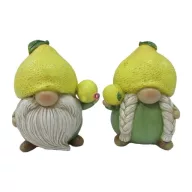 Manó fiú, lány citromsapkában 9x7,5x13 cm 2 féle, 1 db