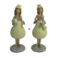 Lány körteszoknyában álló 4,5x4x12,5 cm 2 féle, 1 db