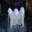 Animatronikus Halloweeni lebegő kísértetfejek hanggal és fénnyel 90 cm