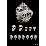 12 db Halloweeni koponya szett