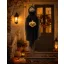 Akasztható Halloween csontváz tökkel a kezében, 62 cm
