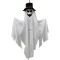 Akasztható Halloween szellem kalapban 90 cm
