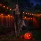 Animált Halloweeni csontváz sírkővel, mozgó, hangot ad,160 cm