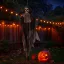 Animált Halloweeni csontváz sírkővel, mozgó, hangot ad,160 cm
