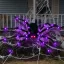 XXL Halloweeni LED-es óriás pók 140 cm