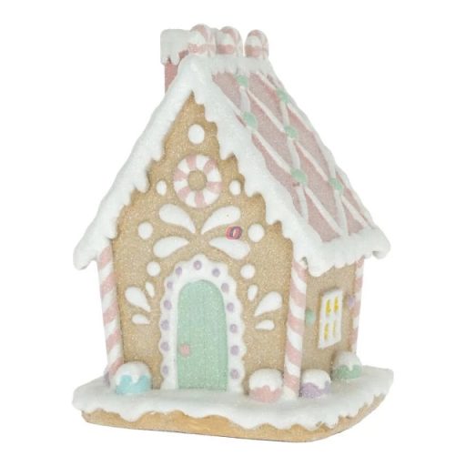 Dekor Mézeskalács ház glitteres (11,5 × 11 × 18 cm)