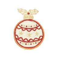   Mézeskalács karácsonyfadísz, gömb formájú 5,4x1,4x7,2 cm