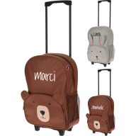 Gurulós bőrönd gyerekeknek, egyedi névvel fiús/lányos 29x12x40 cm   Gurulós bőrönd gyerekeknek, egyedi névvel fiús/lányos 29x12x40 cm