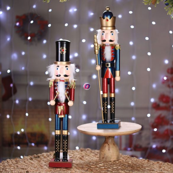 XL Diótörő figura Traditional fa 55 cm 2 féle karácsonyi figura