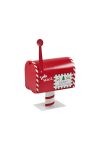 Karácsonyi postaláda Santa mail piros 26cm