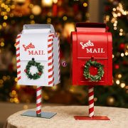   Karácsonyi postaláda fém 37cm 2 féle választható kivitel