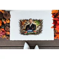 Jakab Péter DK 2026 - mintás szőnyeg 60X40 cm törtfehér