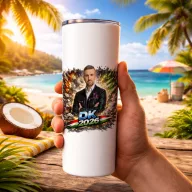 Jakab Péter DK 2026 -  fém Termosz  / tumbler 600 ml