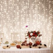   HOME LED-es sorolható fényfüggöny, melegfehér 400LED 2 x 2 m, IP44 DLF 400/WW