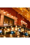 HOME LED-es sorolható jégcsap fényfüggöny, melegfehér, sziporkázó 200LED, 5 m, IP44 DLFJ 200F/WW