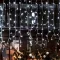 HOME LED-es sorolható jégcsap fényfüggöny, hidegfehér 200LED 5 m, IP44 DLFJ 200/WH