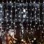 HOME LED-es sorolható jégcsap fényfüggöny, hidegfehér 200LED 5 m, IP44 DLFJ 200/WH
