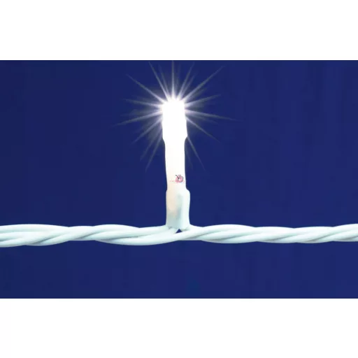 HOME LED-es sorolható jégcsap fényfüggöny, hidegfehér 200LED 5 m, IP44 DLFJ 200/WH