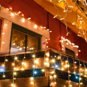   HOME LED-es sorolható jégcsap fényfüggöny, melegfehér, sziporkázó 400LED, 10 m, IP44 DLFJ 400F/WW