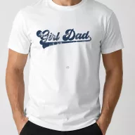   Férfi póló "Girl Dad" mintás - fehér és fekete színben - Apás póló