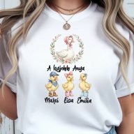   Anyák napi póló "Libák" - személyre szabható, többféle színben, felnőtt méretekben