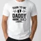 Férfi póló "Soon to be Daddy" mintás - fehér és fekete színben - Apás póló
