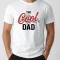 Férfi póló "The Cool Dad" mintás - fehér és fekete színben - Apás póló