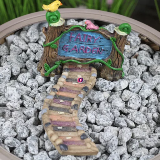 Tündérkert tábla és járda szett poly 2 db-os Deconline Fairy Garden