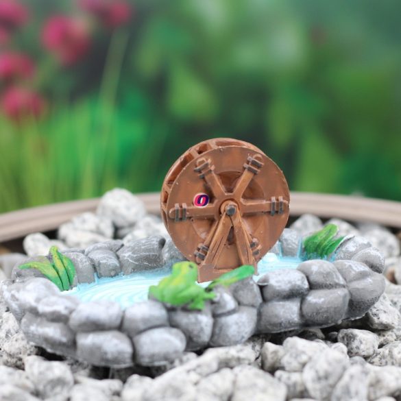 Tündérkert vizimalom poly 15 cm Deconline Fairy Garden