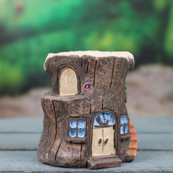 Tündérkert Farönk házikó poly 10 cm Deconline Fairy Garden