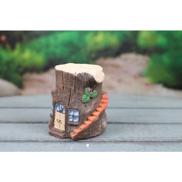 Tündérkert Farönk házikó poly 10 cm Deconline Fairy Garden