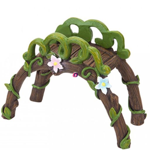 Tündérkert boltíves híd poly 13 cm Deconline Fairy Garden