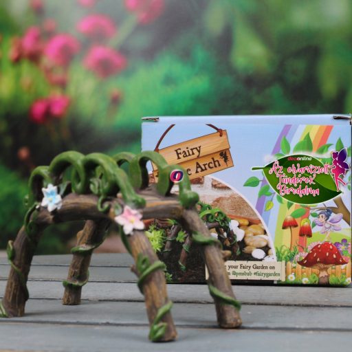 Tündérkert boltíves híd poly 13 cm Deconline Fairy Garden